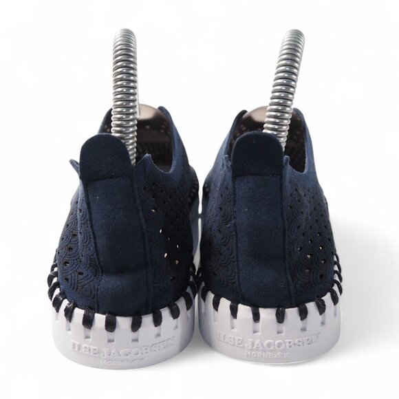 Ilse Jacobsen Hornbaek Tulip 139 Slip-on Loafers Women's 6/36 Dark Indigo - Picture 5 of 11